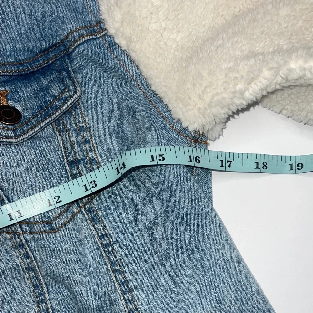 Maurices Light Blue Jacket with Cream Lining - Picture 8 of 9